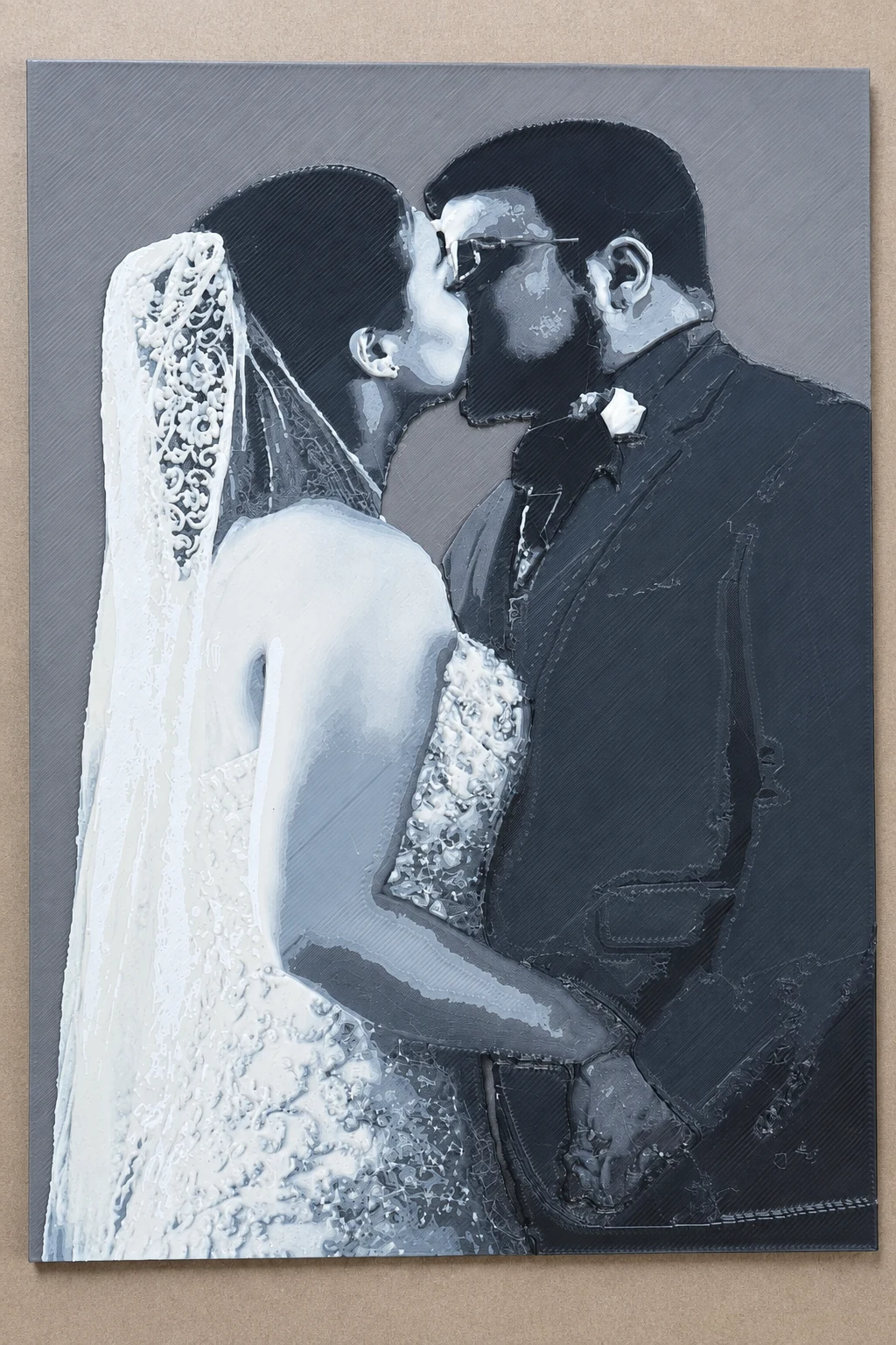 Wedding filament painting example